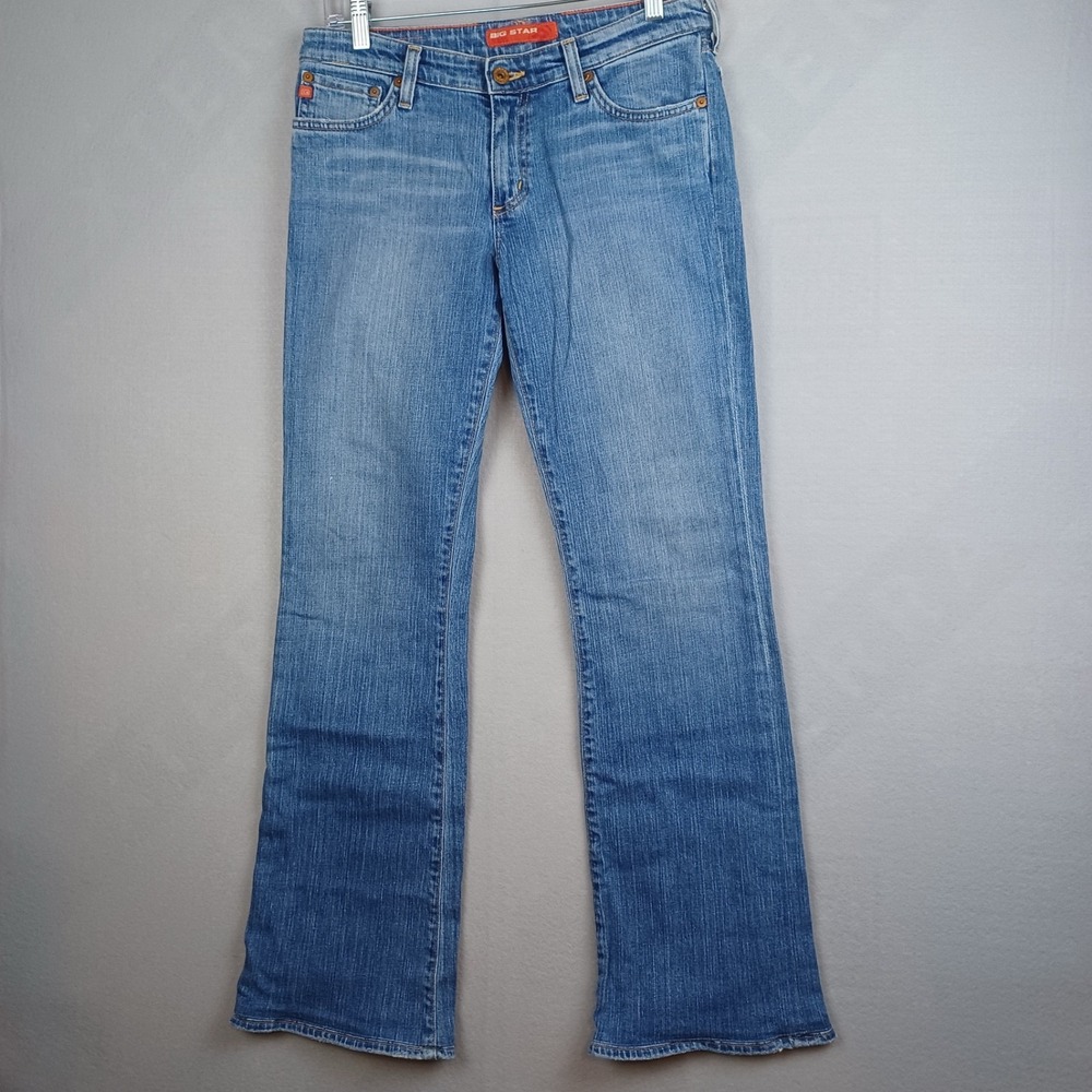 Big Star Jeans Mens Boot Cut Vintage Collection Blue Denim 30x31 USA Y2K